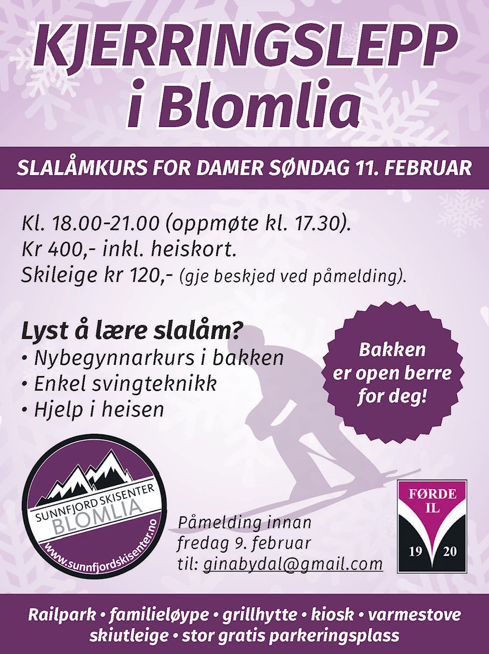 Kjerringslepp i Blomlia på morsdagen